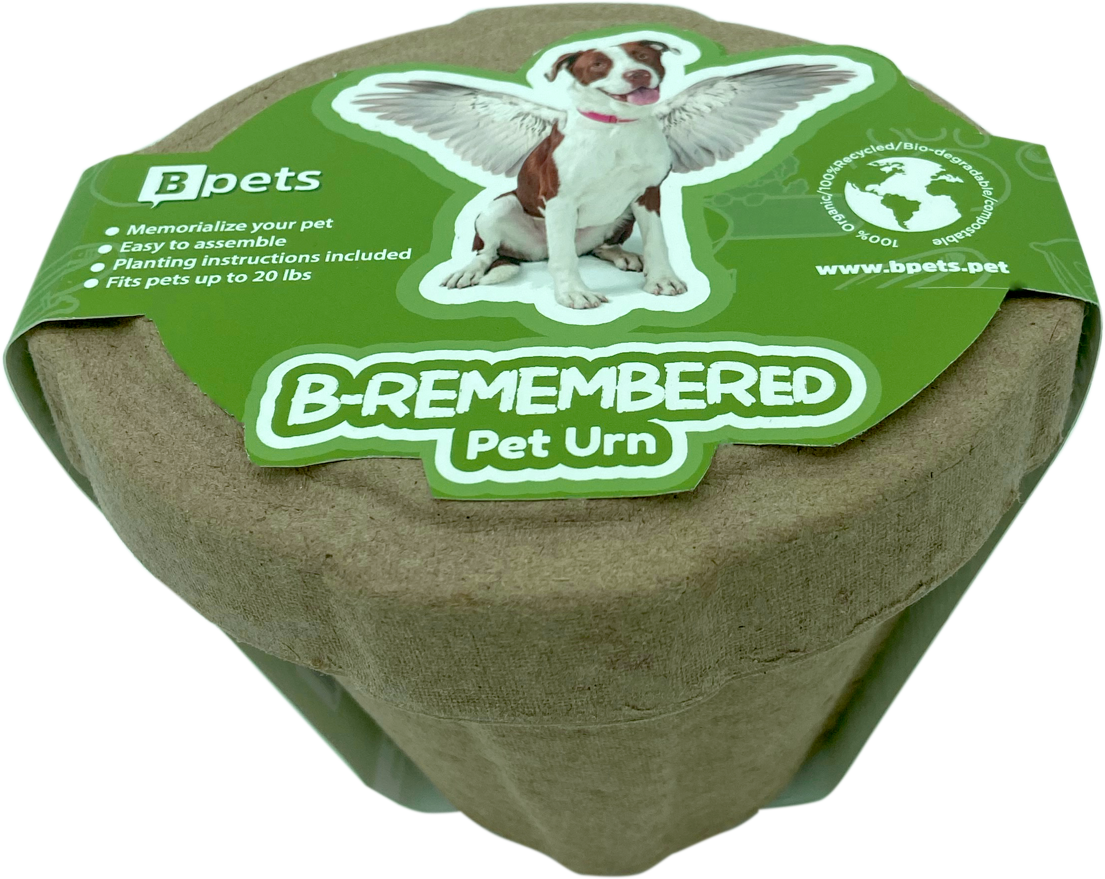 B Remembered - Plantable Pet Urn-Pet's Choice Supply