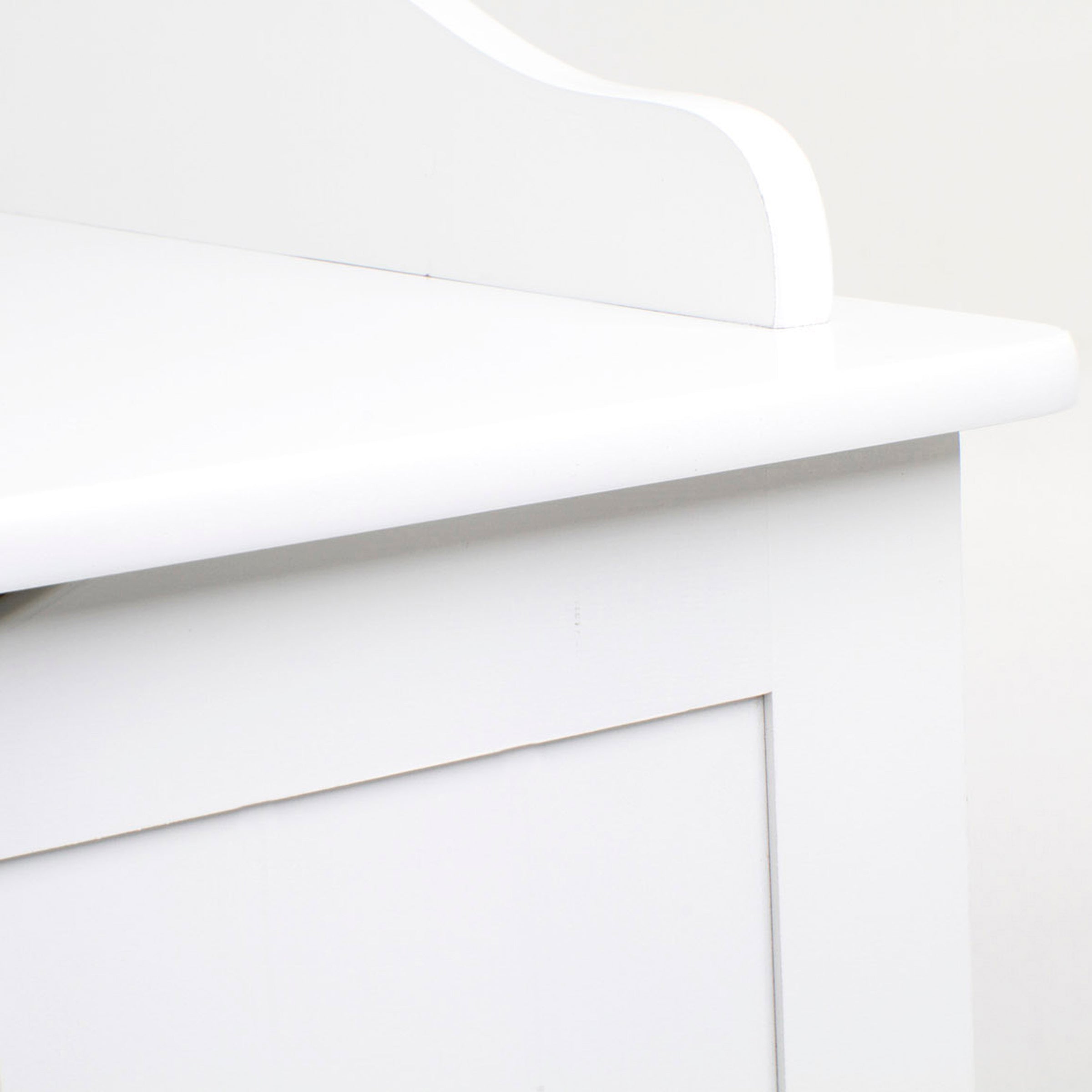 Jumbo Designer Catbox Litter Box Enclosure in White